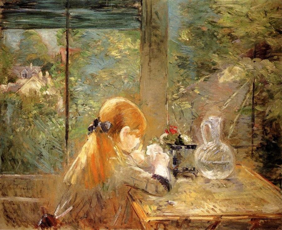 Berthe Morisot On The Veranda